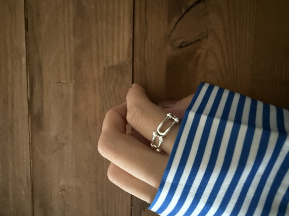 ーring005ー　silver925 シルバーアクセサリー　リング　ファッションリング　シルバー　大ぶりアクセサリー 6枚目の画像