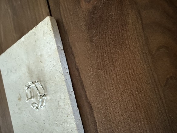 ーring005ー　silver925 シルバーアクセサリー　リング　ファッションリング　シルバー　大ぶりアクセサリー 3枚目の画像