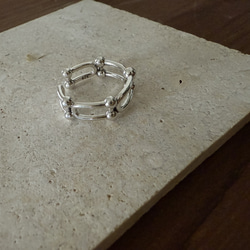 ーring005ー　silver925 シルバーアクセサリー　リング　ファッションリング　シルバー　大ぶりアクセサリー 9枚目の画像