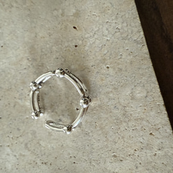 ーring005ー　silver925 シルバーアクセサリー　リング　ファッションリング　シルバー　大ぶりアクセサリー 10枚目の画像