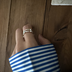 ーring005ー　silver925 シルバーアクセサリー　リング　ファッションリング　シルバー　大ぶりアクセサリー 15枚目の画像