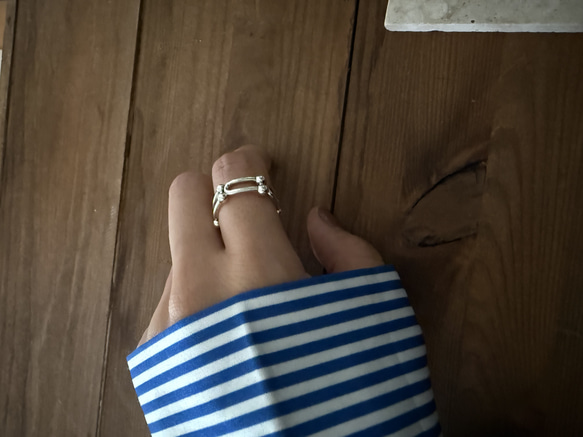 ーring005ー　silver925 シルバーアクセサリー　リング　ファッションリング　シルバー　大ぶりアクセサリー 15枚目の画像
