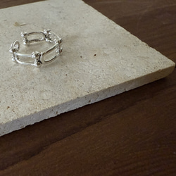 ーring005ー　silver925 シルバーアクセサリー　リング　ファッションリング　シルバー　大ぶりアクセサリー 1枚目の画像