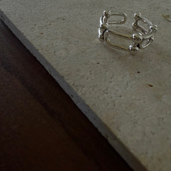 ーring005ー　silver925 シルバーアクセサリー　リング　ファッションリング　シルバー　大ぶりアクセサリー 12枚目の画像