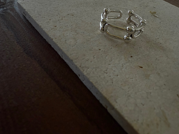 ーring005ー　silver925 シルバーアクセサリー　リング　ファッションリング　シルバー　大ぶりアクセサリー 12枚目の画像