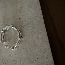 ーring005ー　silver925 シルバーアクセサリー　リング　ファッションリング　シルバー　大ぶりアクセサリー 5枚目の画像