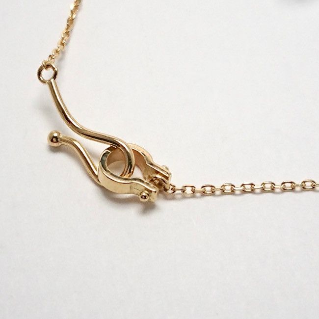 【G2MIX】K10 デザインクラスプ チェーンネックレス