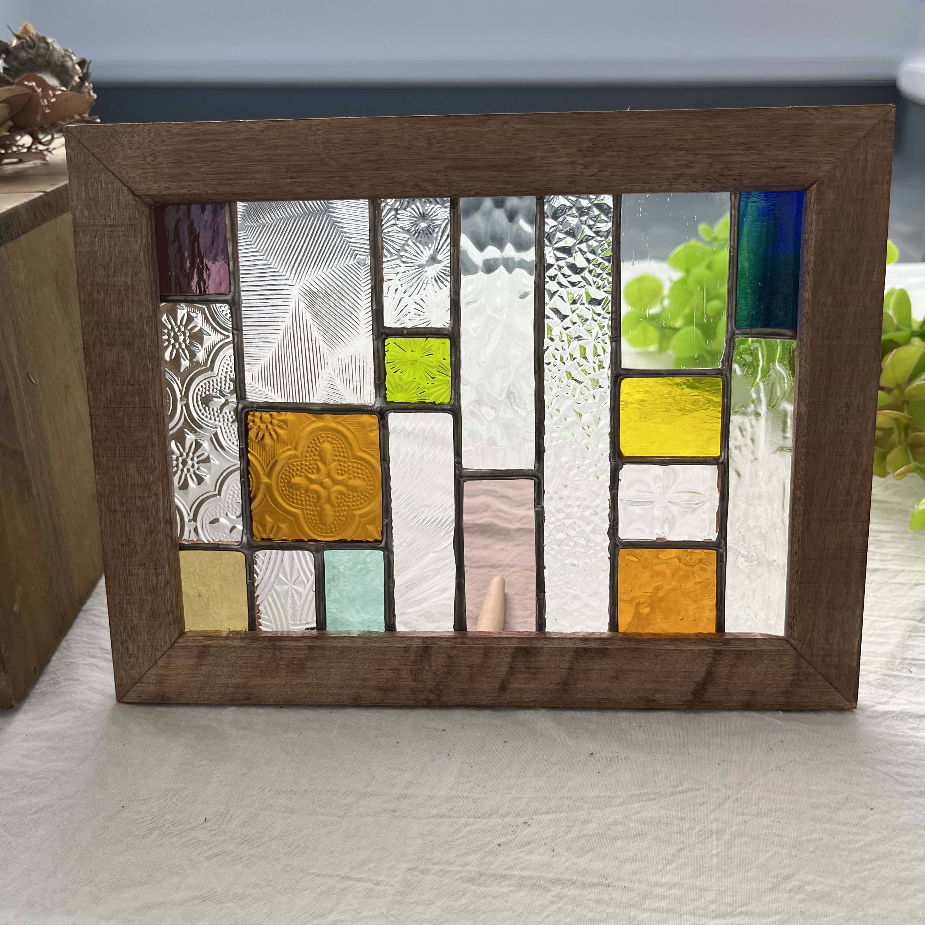 ステンドグラス　モザイクパネル