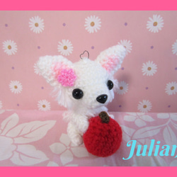 ミニチュアダックスフンド(チョコタン) 伏せポーズ ⑦ 新作 ストラップ