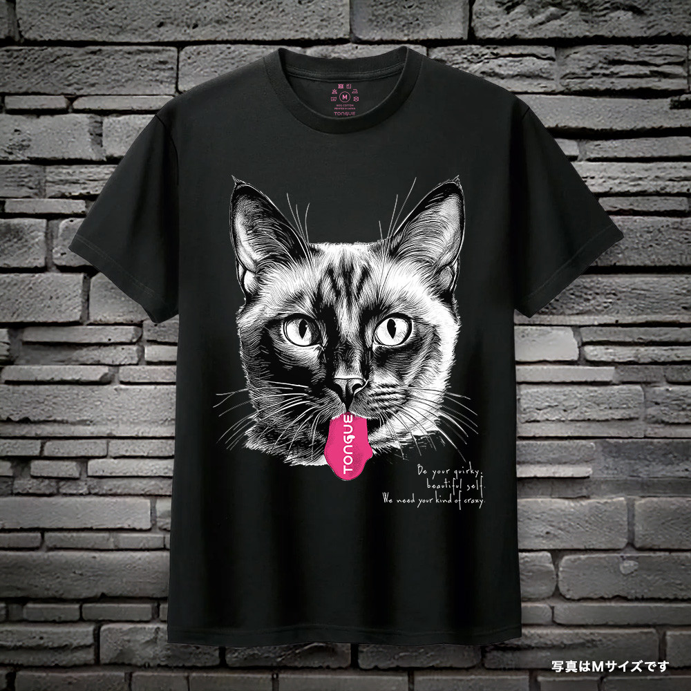 【TONGUE】Tシャツに新色登場！「ブラック」と「グレー」が、新ラインナップ P009（S～XL）（BK/GY/WH）
