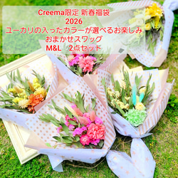 3タイプから選べる fd ユーカリのナチュラルスワッグ ドライフラワー