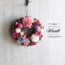 ダリア リース のおすすめ人気通販｜Creema(クリーマ) 国内最大の