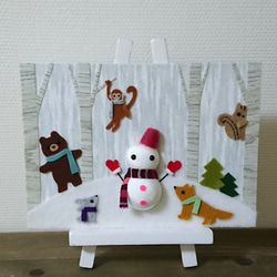 ミニ座布団 紗綾形 10cm角 4枚セット 置物用 飾り座布団 ミニチュア