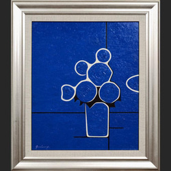 アトリエ富士吉田から金の赤富士○がんどうあつし絵画油絵F6号額縁付