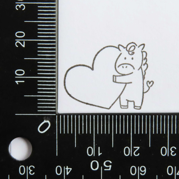 Ｎ101　ハート馬（大） 2枚目の画像
