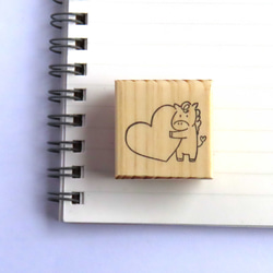 Ｎ101　ハート馬（大） 1枚目の画像