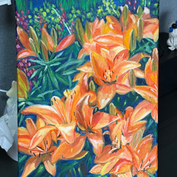 牡鹿」 手描き 油絵 風景画 原画 絵画 詩落 通販 17074240｜Creema