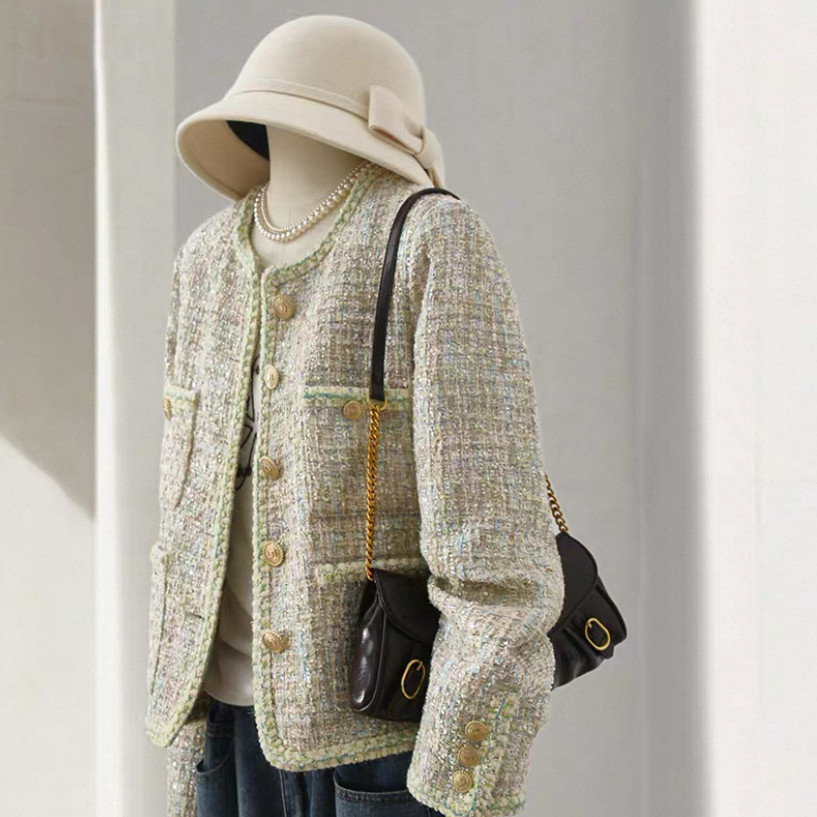 スプリングコート、ショートコート、ラシャジャケット、春秋、通勤