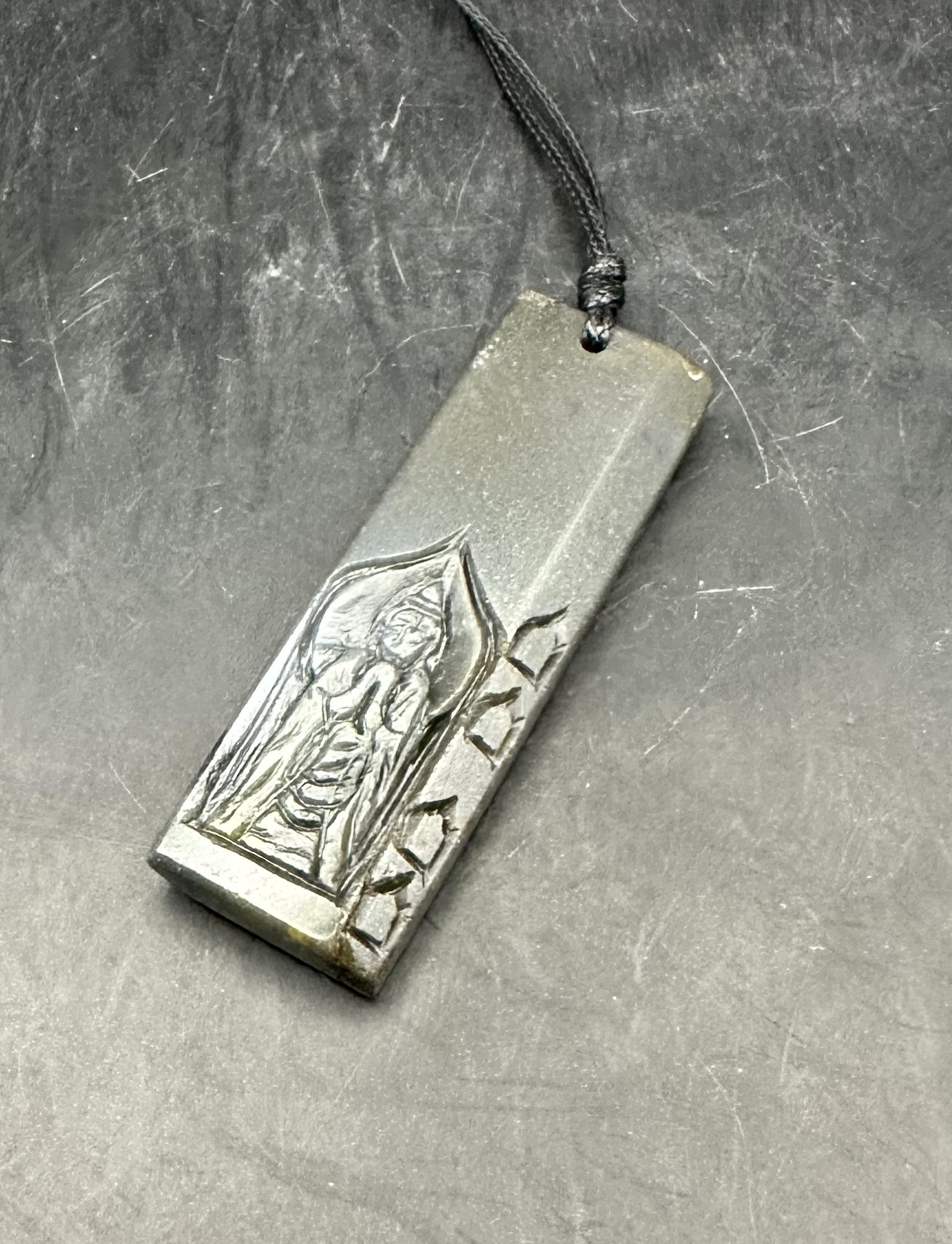 2025.11.13仏護　六字真言　新潟阿賀野産硫化瑪瑙