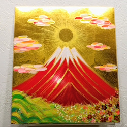 受注生産☆風水波動絵画＊幻の虹色鳳凰～最大エネルギーの輪と8芒星  