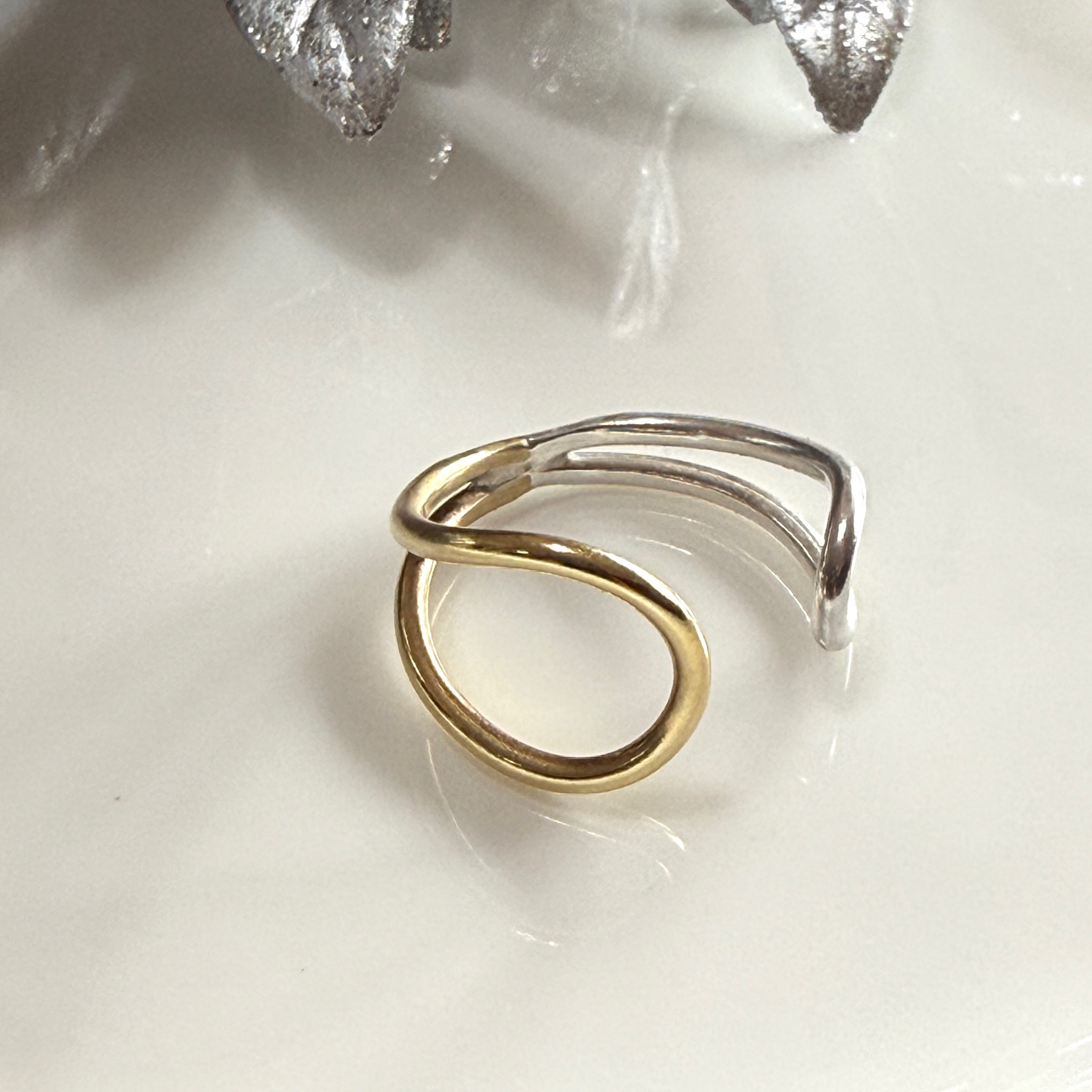 Dual Flow リング/silver950/真鍮（brass） 5,082円
