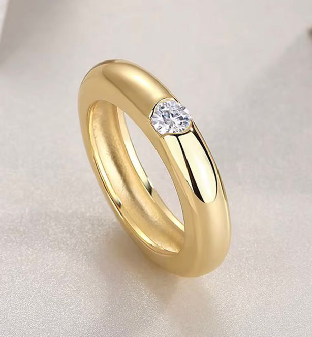 <大人気>モアサナイト(モアッサナイト)  S925 18Kプラチナゴールドプレート