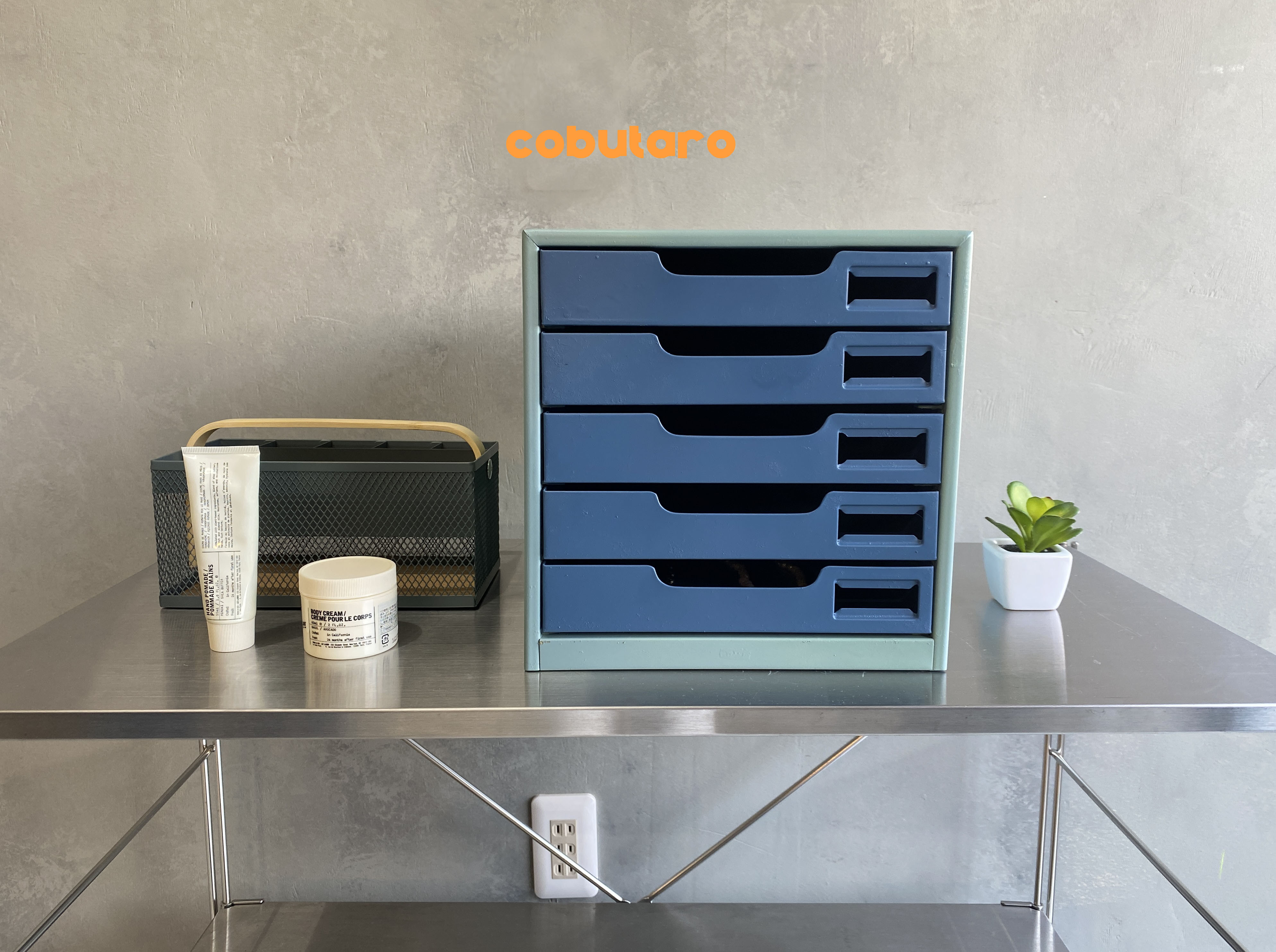 一点もの◆リメイクスチールレターラック