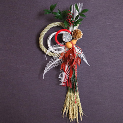 お正月2026】2way～フレッシュな松を使ったリースの正月飾り しめ縄