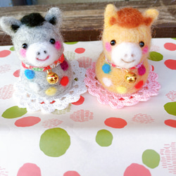 アマビエ ビエちゃん☆ 羊毛フェルト 紫花 通販 10326079｜Creema