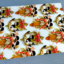 U.S.A. ヴィンテージ包装紙【コーンスワッグと小鳥達】DA-WP094 6枚目の画像