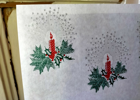 U.S.A. ヴィンテージ包装紙【またたく灯火】DA-WP095 1枚目の画像