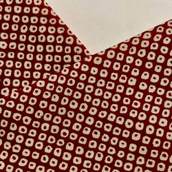 ◆半襟・半衿【疋田】赤 2枚目の画像