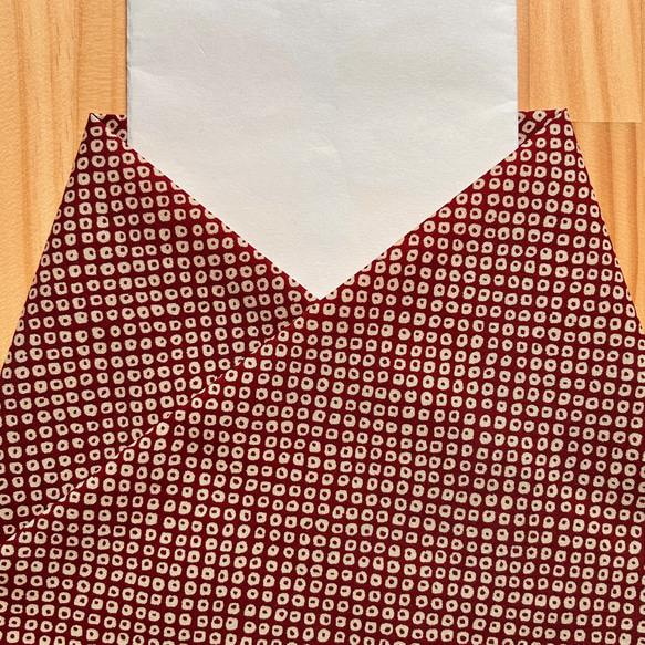 ◆半襟・半衿【疋田】赤 1枚目の画像