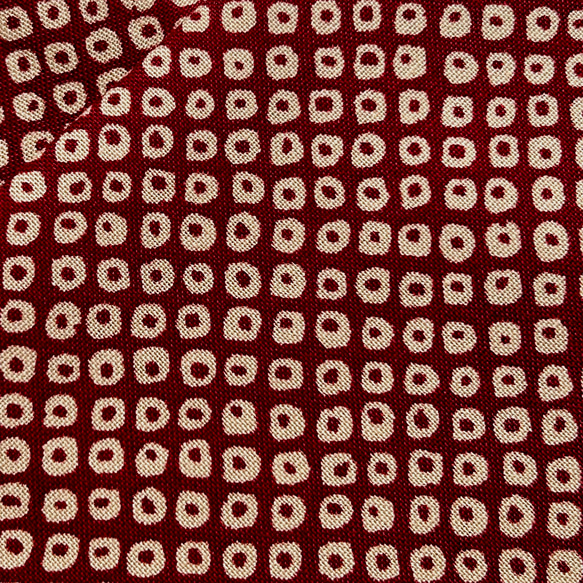 ◆半襟・半衿【疋田】赤 3枚目の画像