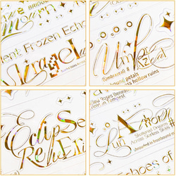 Likey文创 冷鸢 海外マスキングテープ 切り売り PET贝壳光 No.102