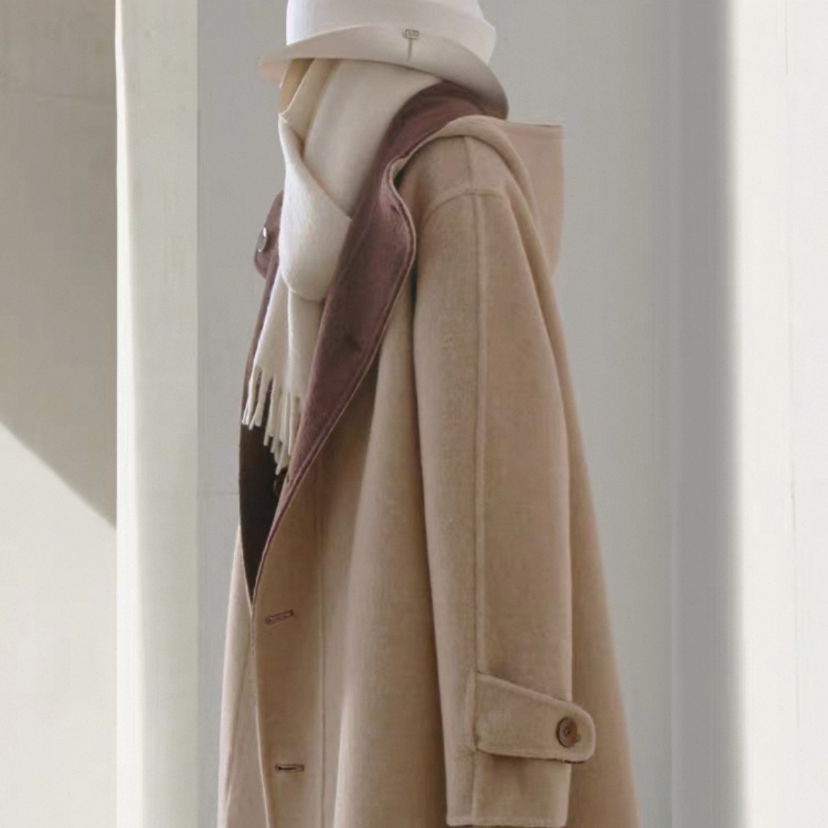 大人が着たいお洒落なコート、保温力高い大人の冬コート、リバーシブル、ウール、厚手、防寒対策、秋冬限定、レディース