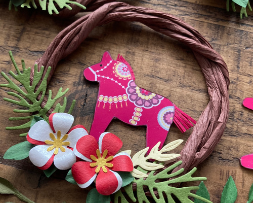 お正月ミニリース リース Azalea工房 通販 20077341｜Creema(クリーマ)