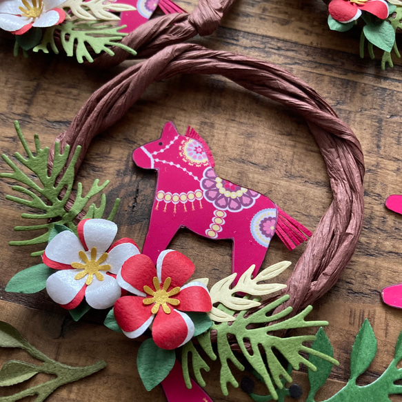 お正月ミニリース リース Azalea工房 通販 20077341｜Creema(クリーマ)