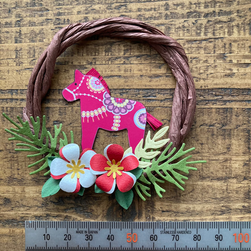 お正月ミニリース リース Azalea工房 通販 20077341｜Creema(クリーマ)