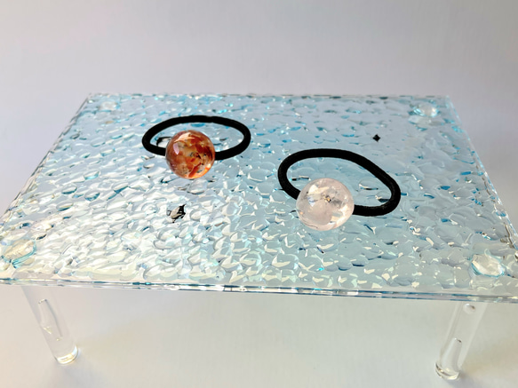 マンタの親子のディスプレイスタンド（アクアブルー） / 海 / 波 / 夏 / 青 / 旅 12枚目の画像