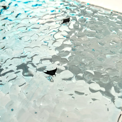 マンタの親子のディスプレイスタンド（アクアブルー） / 海 / 波 / 夏 / 青 / 旅 11枚目の画像