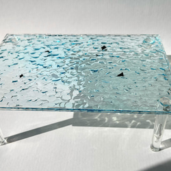 マンタの親子のディスプレイスタンド（アクアブルー） / 海 / 波 / 夏 / 青 / 旅 1枚目の画像