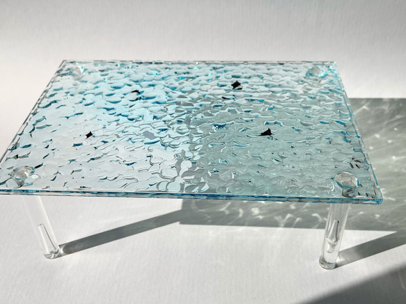 マンタの親子のディスプレイスタンド（アクアブルー） / 海 / 波 / 夏 / 青 / 旅 1枚目の画像