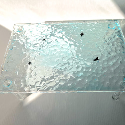 マンタの親子のディスプレイスタンド（アクアブルー） / 海 / 波 / 夏 / 青 / 旅 5枚目の画像