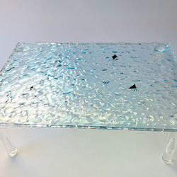 マンタの親子のディスプレイスタンド（アクアブルー） / 海 / 波 / 夏 / 青 / 旅 13枚目の画像