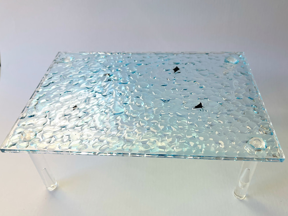 マンタの親子のディスプレイスタンド（アクアブルー） / 海 / 波 / 夏 / 青 / 旅 13枚目の画像