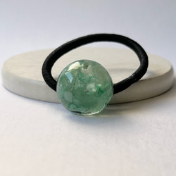 アベンチュリンのヘアゴム / レジン / 天然石 8枚目の画像