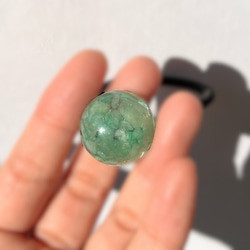 アベンチュリンのヘアゴム / レジン / 天然石 6枚目の画像