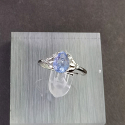 特価❣「タンザナイト紫」天然トパーズ　リング 3枚目の画像