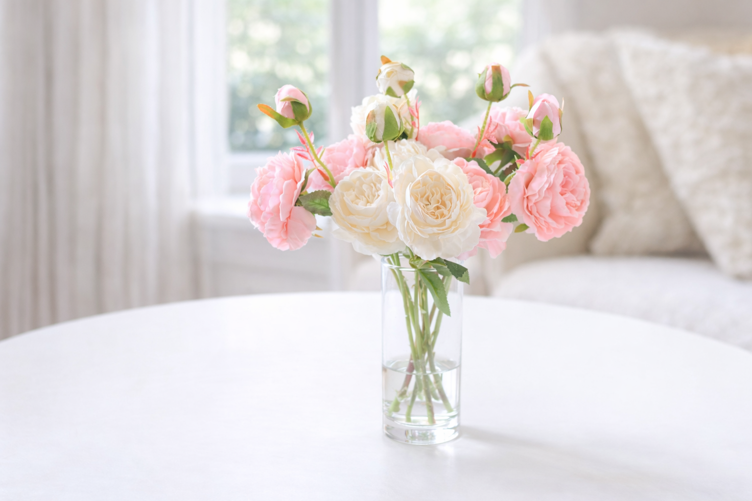 枯れないこぼれない　ローズのエレガンスアレンジ　ロマンティックミックス